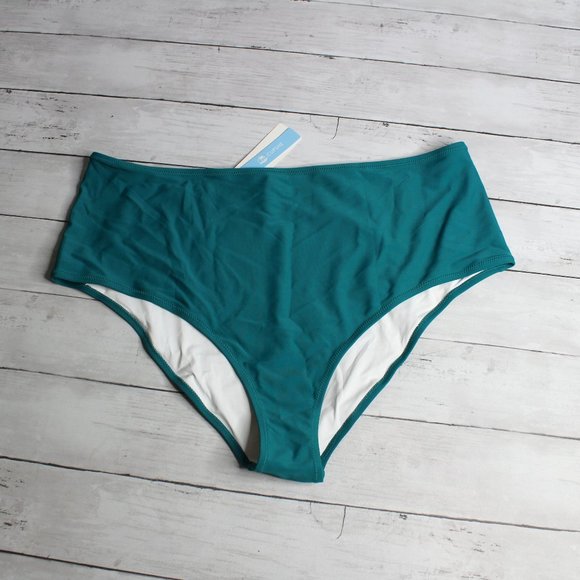 Cupshe Swimwear Women's High Waist Bikini Swim Bottoms Plus Size 2X - Picture 1 of 5